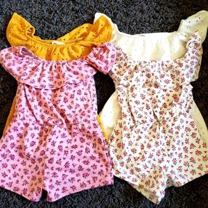 4 Adorable Rompers